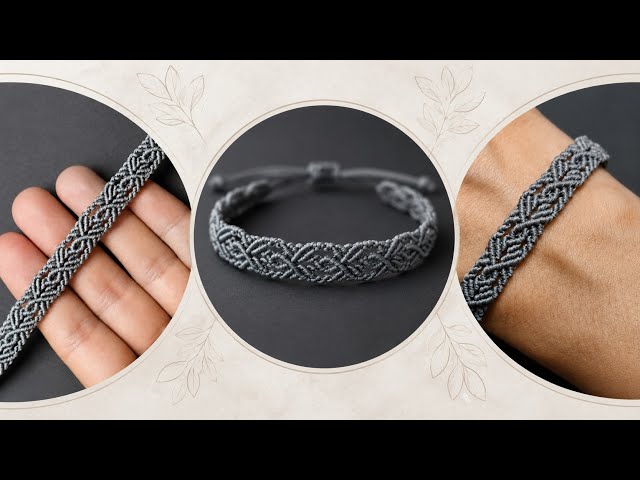 Pulseira Macrame Tutorial - Passo a Passo - DIY Macrame Bracelet 