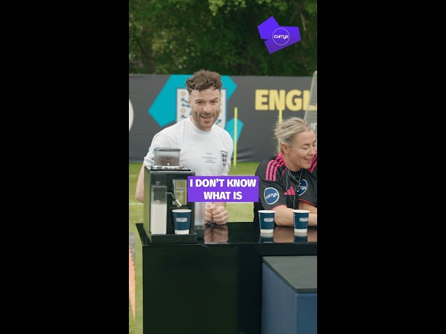 The Soccer Aid stars put their taste buds to the test with DeLonghi