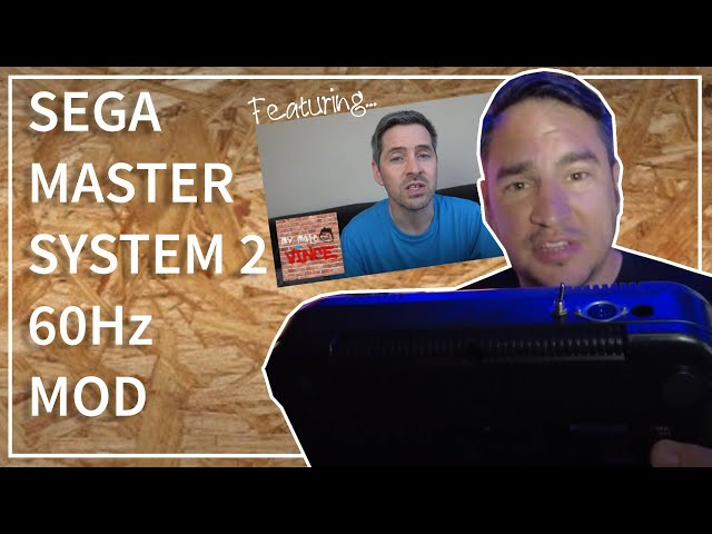 Sega Master System 2 60Hz Mod - Easy 3 Wire Switch Instruction Sheet