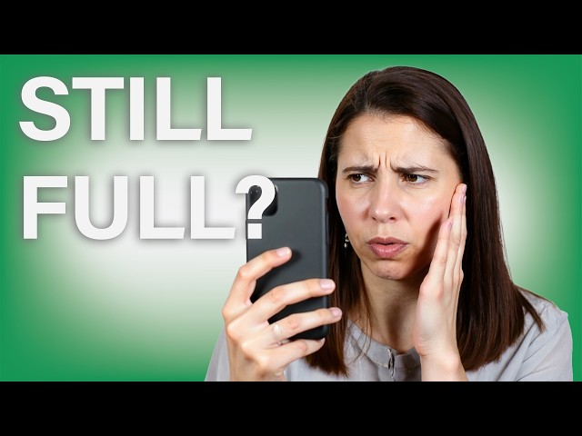 I've Deleted Thousands of Photos - Why Is My Phone Still Full?