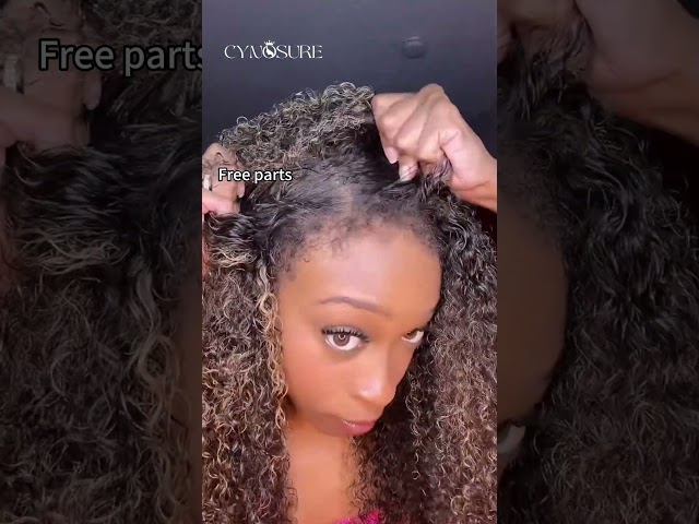 Rambut belakang alami terbaik dengan pinggiran rambut 4c, 360 adalah pilihan terbaik #cynosurehai...
