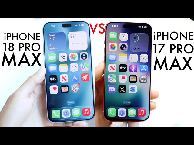 iPhone 18 Pro Max Vs iPhone 17 Pro Max! (Comparison) (Review)