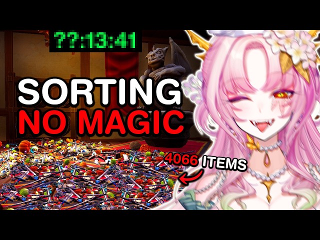 Sorting 4066 Items WITHOUT Magic... 🤯