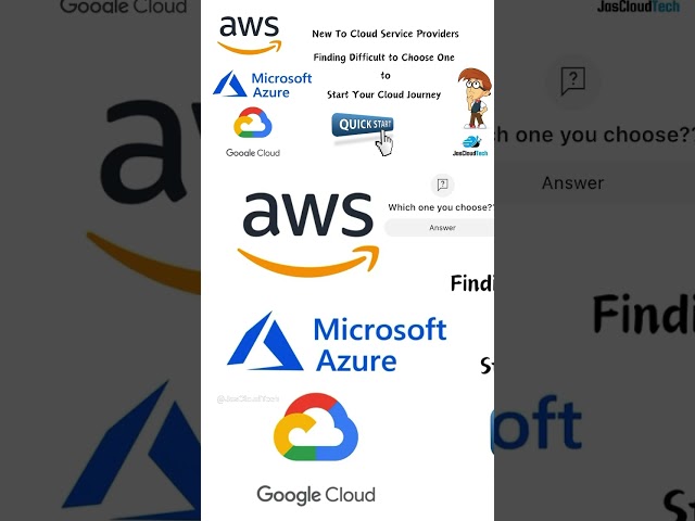 Aws vs Azure vs GCP #aws #azure #gcp #kickstart #free #credits