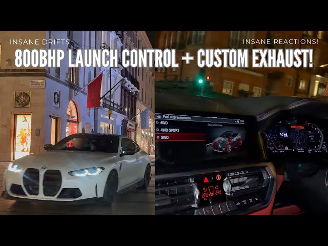 *800BHP* BMW G82 M4 Competition CRAZY DRIVE! *INSANE ACCELERATIONS & SHOOK CAM!*