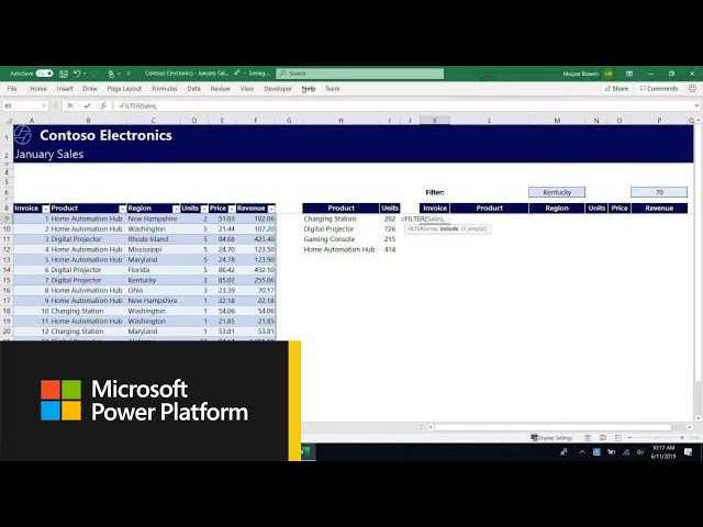 Microsoft Excel: Advanced spreadsheet modeling using Dynamic Arrays - BRK4001