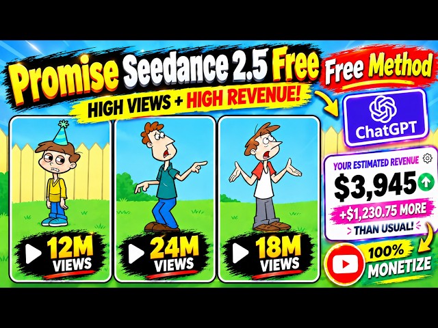 I Found VIRAL 3D Animated Videos You Can Create With Seedance 2.5 —FREE, I Promise! 🤯🔥