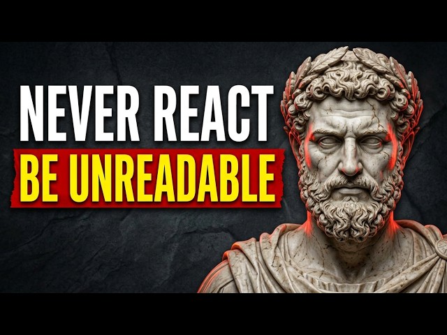 This is the discipline of being unreadable—the Stoic art of commanding respect without saying a word