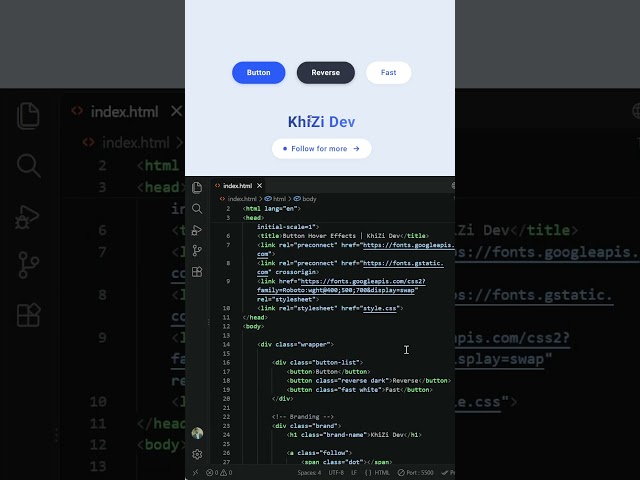 3 Button Hover Effects You Can Copy Right Now 🚀👌
