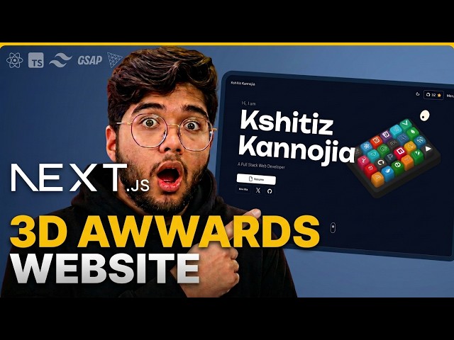 I Built an Awwwards-Worthy Portfolio with Next.js & TypeScript