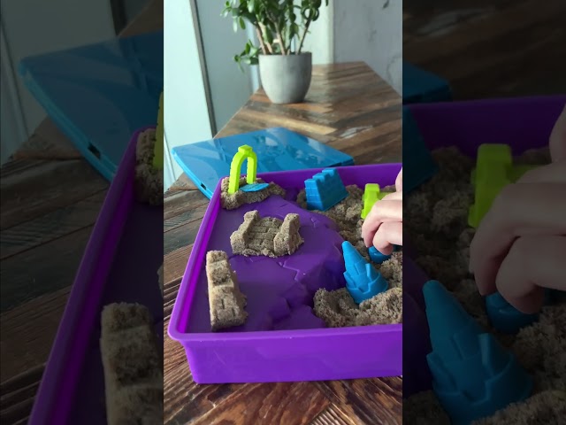 Sandbox Set - So easy to put away! #KineticSand #Shorts