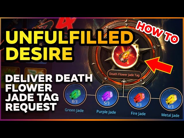 Mir4 Unfulfilled Desire - Deliver Death Flower Jade Tag Tagalog Tutorial