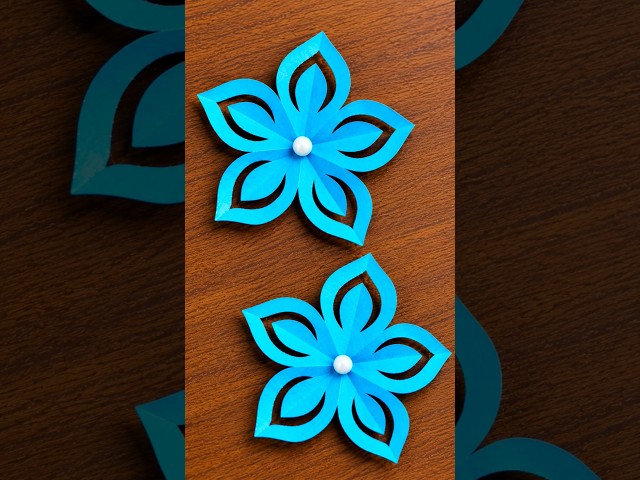 Easy Paper Flower | DIY Paper Flower #paperflower #flowermaking #flowercraft #flowers