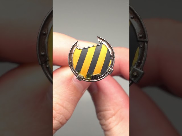 How To Paint Hazard Stripes - Iron Warrior Style