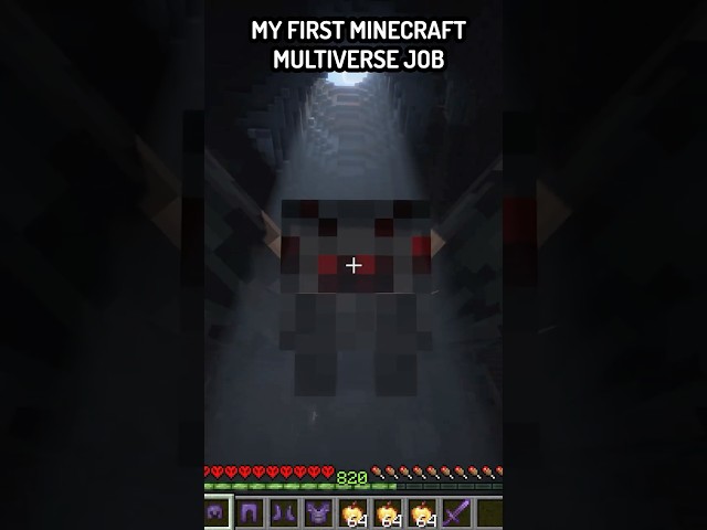 WHATS IN THE CAVE?! #minecraft #multiverse