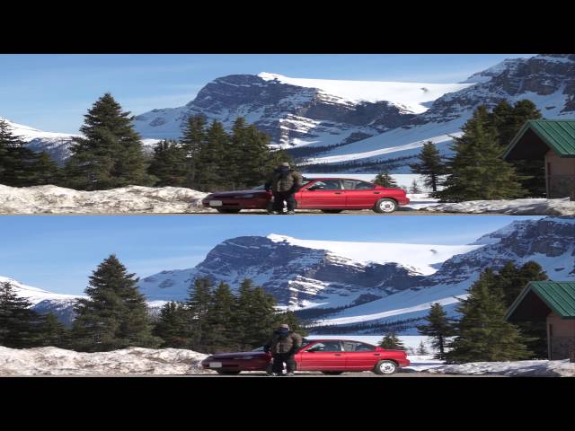 Overdressed for Banff National Park in early spring, 2013 - YTS