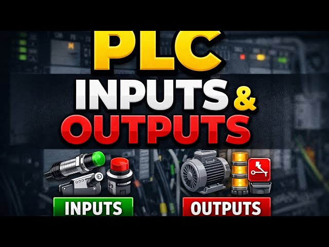 PLC Inputs and Outputs Explained (How PLCs See and Control the Real World)