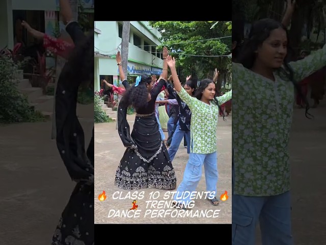 Class 10 Students’ Trending Dance Performance 🔥💃 | School Dance Vibes ❤️ #Shorts