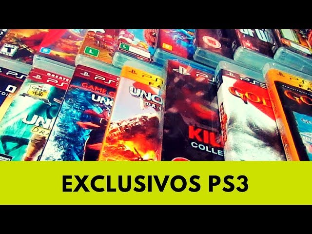 Meus jogos EXCLUSIVOS de PS3