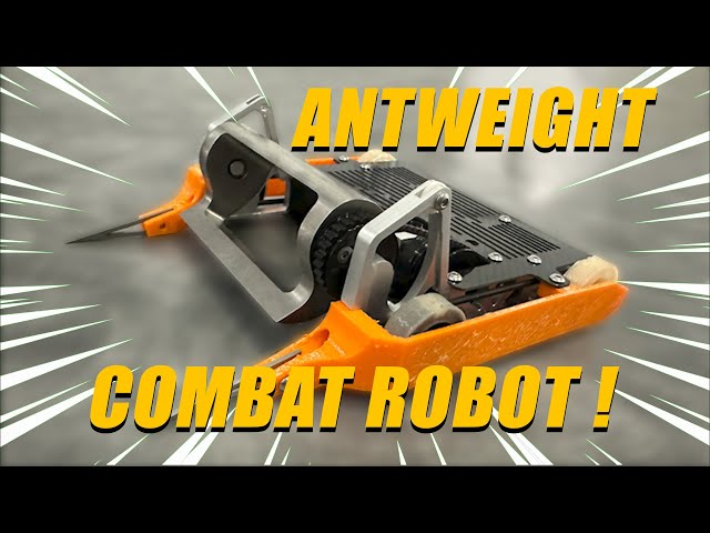 I built a tiny Antweight Combat  Robot