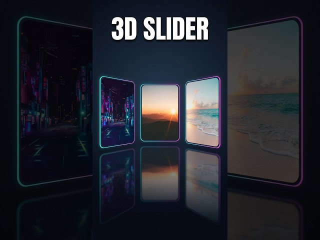 Wait… Did Those Cards Just Rotate in 3D?! 🤯 | HTML CSS JS #shorts #webdevelopment