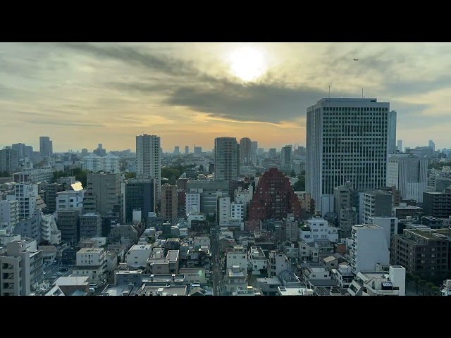 Sunset over Tokyo