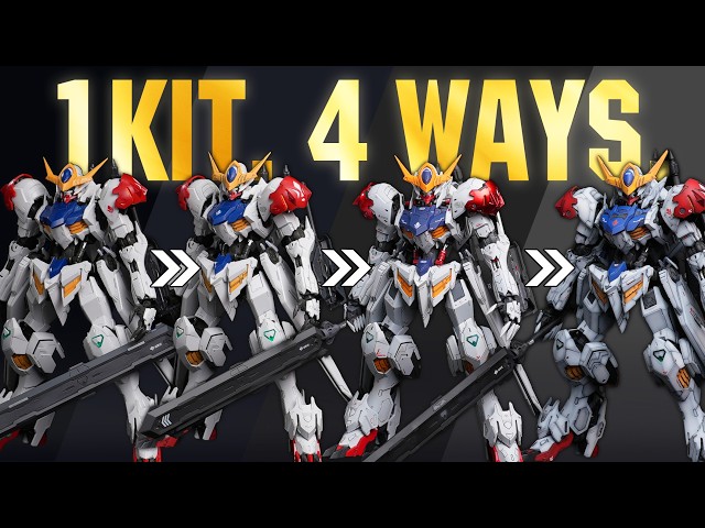 1 Kit, 4 Builds: How Far Can You Take a Gundam Model Build?