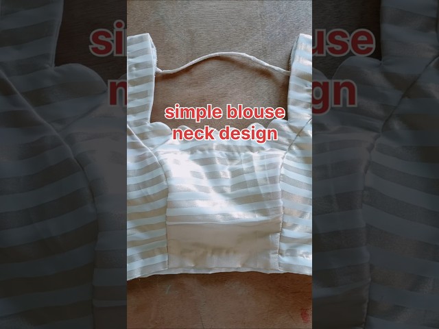 simple blouse & suit neck design