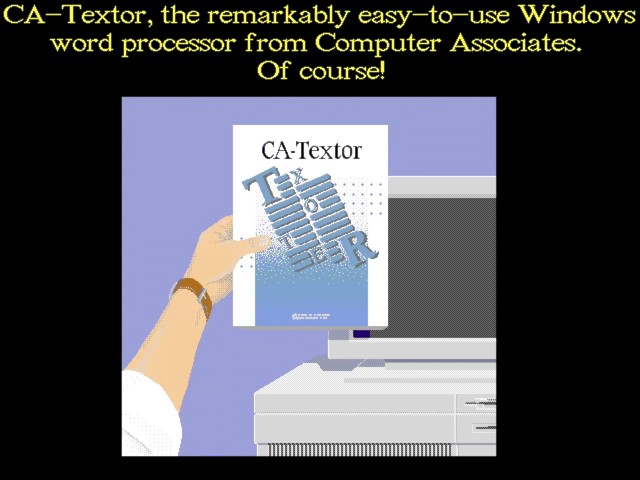CA Textor for Windows Demo - 1992/03