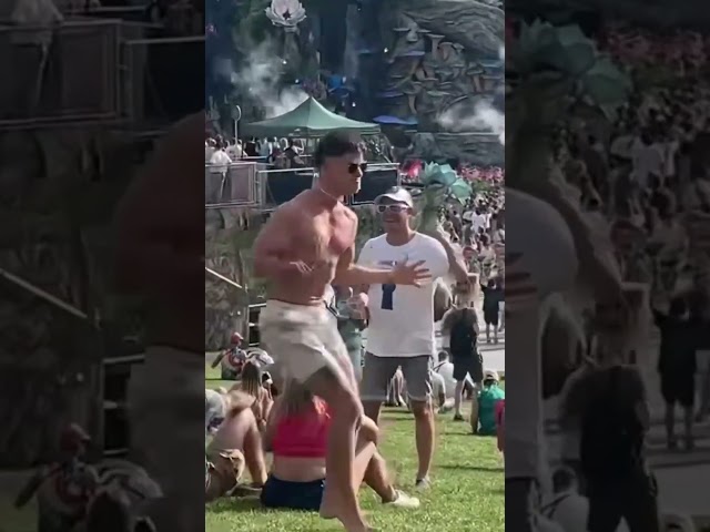 a normal day in Tomorrowland 😂 | #tomorrowland #funnyshorts #shorts #edm #viralvideo  #fypシ゚viral