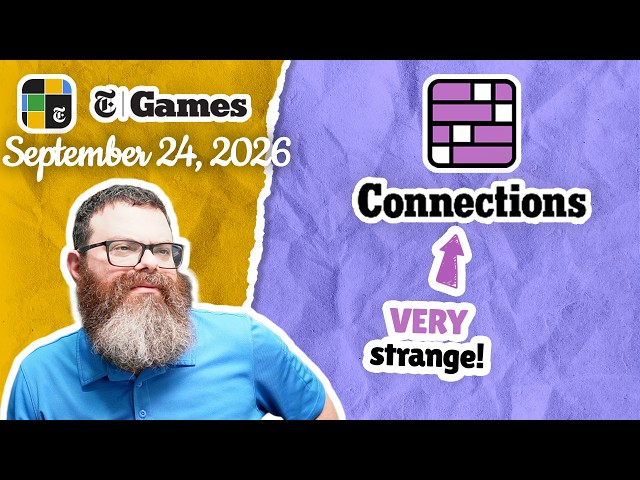 What the? | NYT Connections September 24, 2026