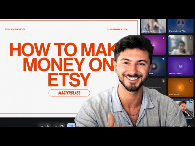 How to Start Selling on Etsy for Beginners Live Masterclass 1hr+