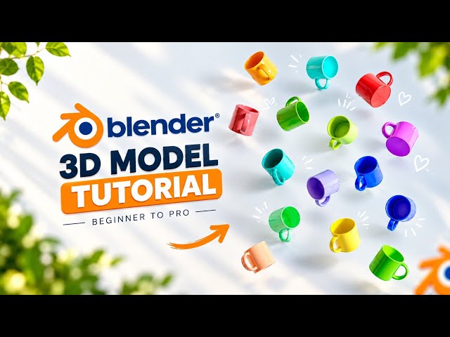 COFFEE CUP MODEL TUTORIAL || BLENDER FOR BEGINNER || HOW TO LEARN BLANDER IN HINDI #tutorial