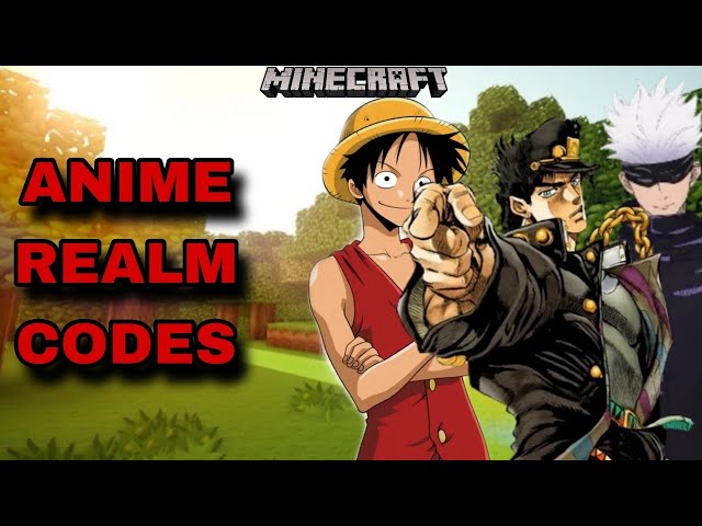 *NEW* BEST ANIME REALM CODES FOR MINECRAFT BEDROCK EDITION!
