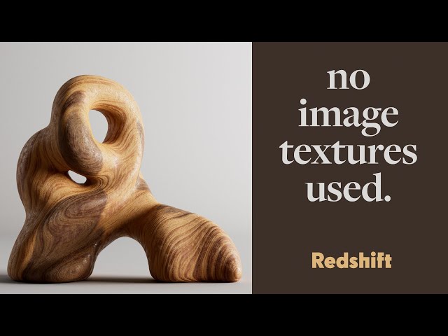 Cinema 4D Tutorial - Procedural Wood (Redshift)
