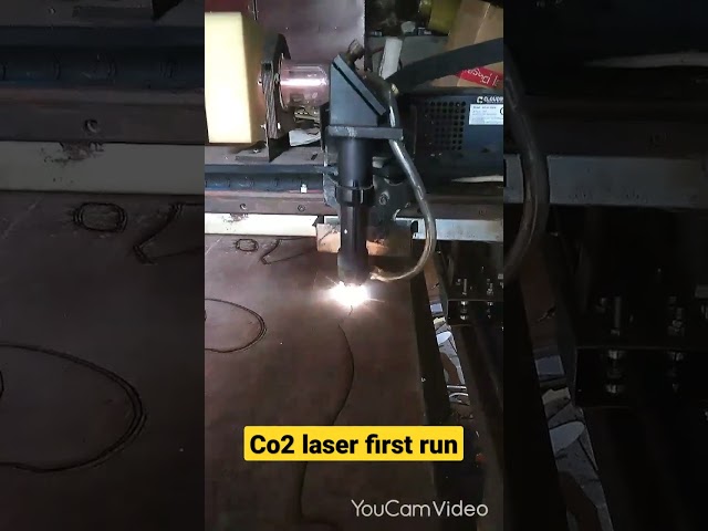 8x4 laser cnc first run