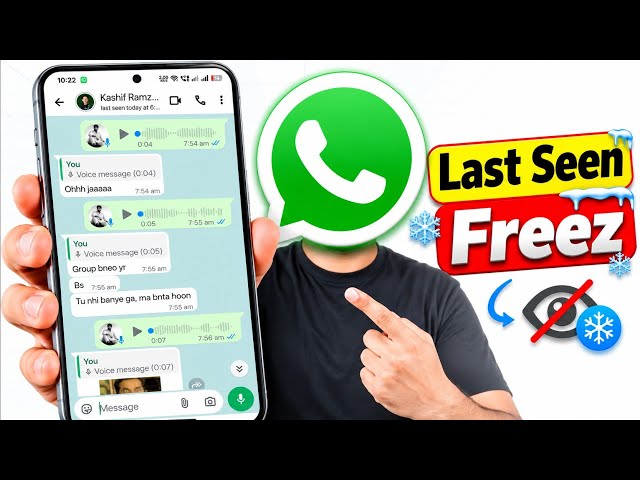 Whatsapp last seen kaise freeze karain | How to freeze whatsapp last seen | Whatsapp Last Seen Hide