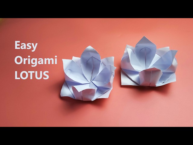How To Make Easy Origami Lotus