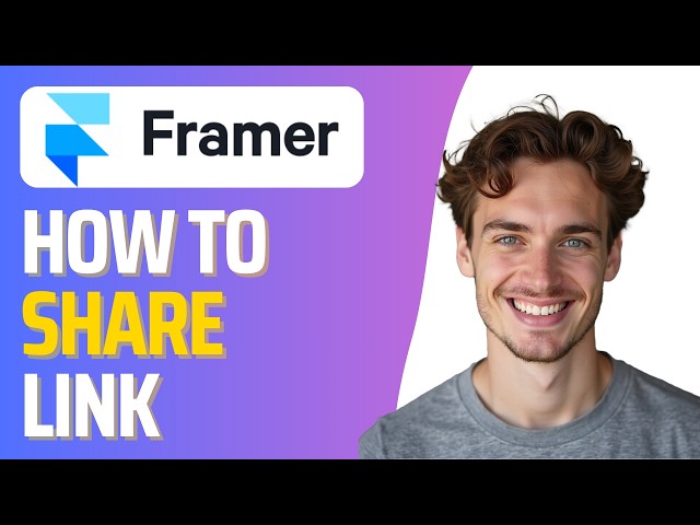 How To SHARE Framer Website Link (QUICK & EASY) 2026