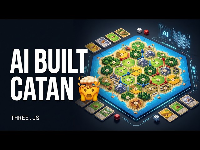 AI Built a 3D Catan Game in Three.js #ai #chatgpt