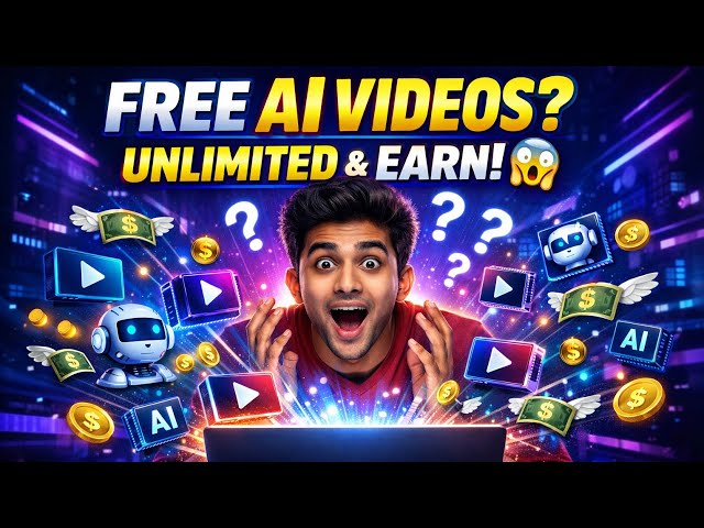 How to Make FREE Unlimited AI Videos & Earn Money Online | 2026 Tutorial for Beginners