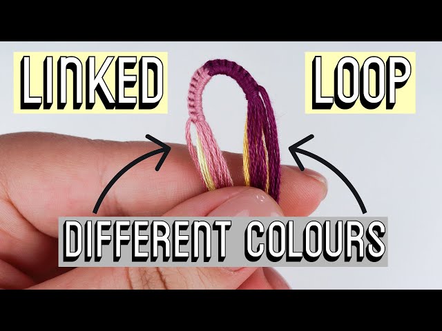 LINKED LOOP TUTORIAL [CC] || Friendship Bracelets