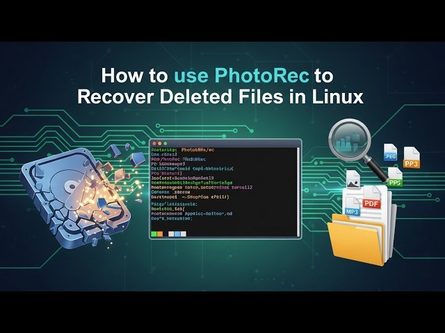 How to use PhotoRec to Recover Deleted Files in Linux