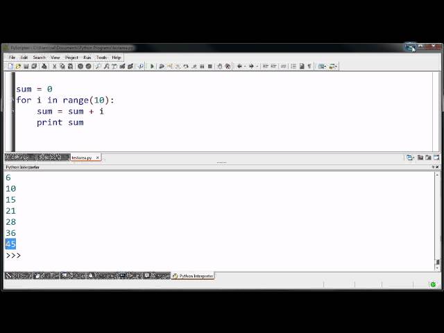 For Loops in Python