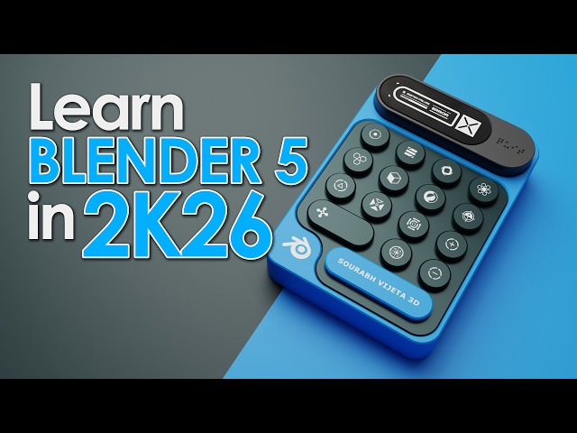 How to Model in Blender 5 | Beginner Tutorial 2026