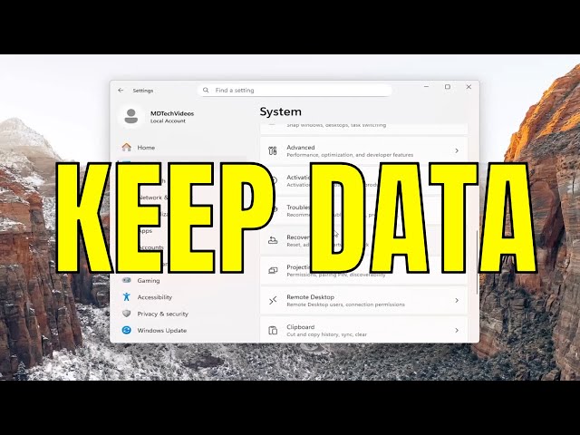 How To Reinstall Windows 11 Without Losing Apps, Data Or Files [Tutorial]
