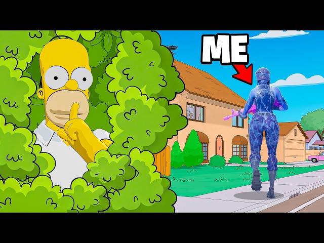 Ranked Hide & Seek in Fortnite Simpsons