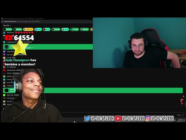 Watching IShowSpeed Live STREAM until he says "bro" 🔴
