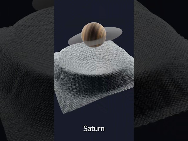 EARTH - JUPITER - SATURN - SUN vs Cloth | Blender physics 3D Animation #blender3danimation