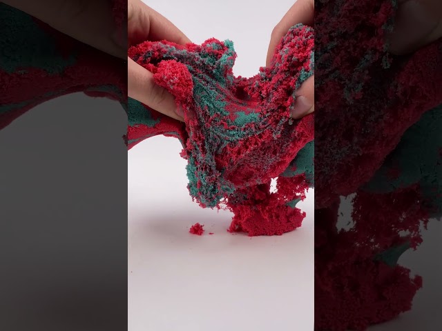 Kinetic Sand ASMR Satisfying Smush and Flow #KineticSand #Shorts